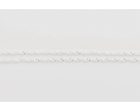 Łańcuszek srebrny singapur 45 cm