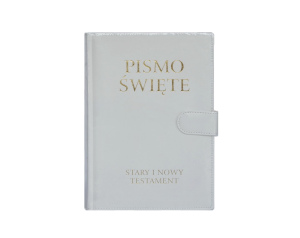 Pismo Święte Stary i Nowy Testament małe zapinane