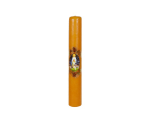 Świeca Gromnica Woskowa Matka Boska Gromniczna 25 cm