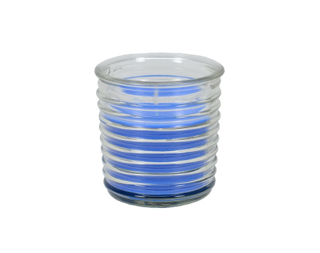 Świeca zapachowa prążkowane szkło Antytabak