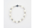 Różaniec Bransoletka Masa Perłowa