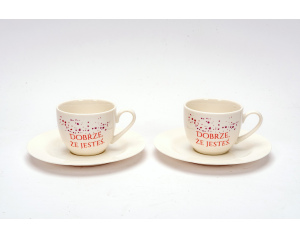 Zestaw Filiżanek do Espresso Dobrze, że Jesteś