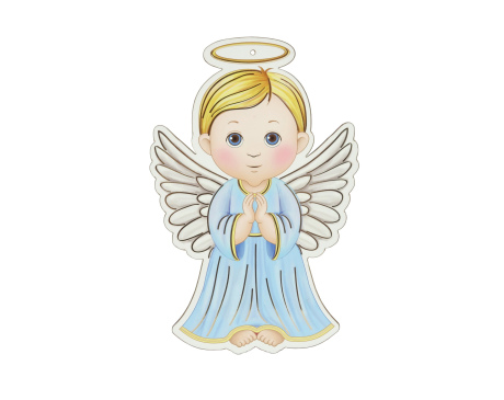 Aniołek niebieski zawieszka