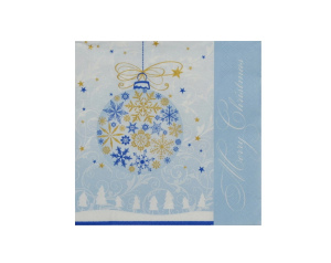 Serwetka na Boże Narodzenie bombka