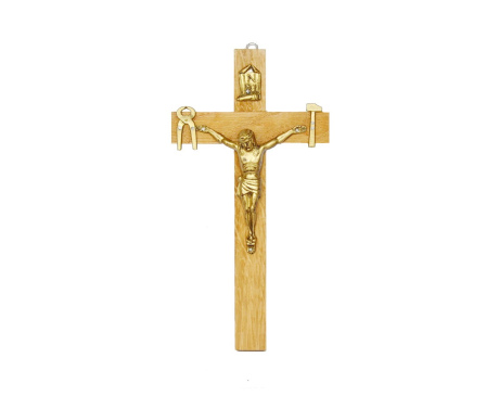 Krzyż Saletyński 21 cm jasny