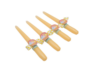 Świeca Stołowe Ecru Wielkanocne