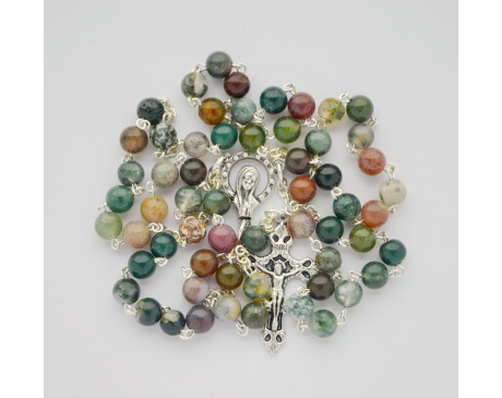 Różaniec Agat Indiański 6 mm