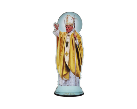 Figurka Święty Jan Paweł II Żółta