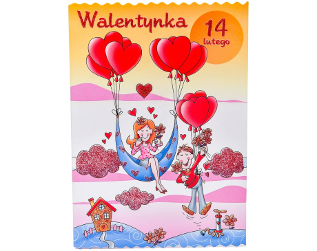 Kartka na Walentynki Miś