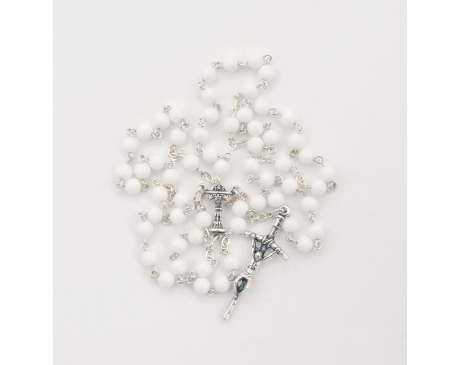 Różaniec Komunijny Kulka Biała