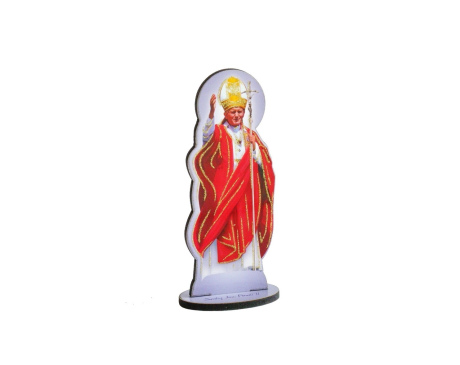 Figurka Święty Jan Paweł II Czerwona