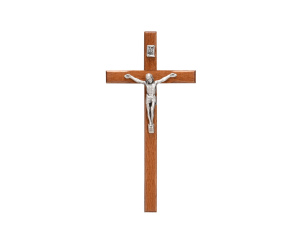 Krzyż Drewniany 12 cm Brązowy