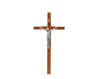 Krzyż Drewniany 16 cm Brązowy