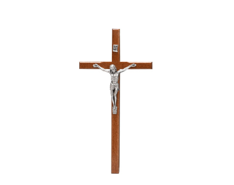 Krzyż Drewniany 16 cm Brązowy