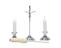 Komplet Kolędowy Wyższe Świeczniki Srebrny