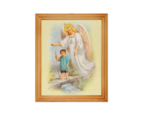 Obrazek w ramce Anioł Stróż CHŁOPIEC