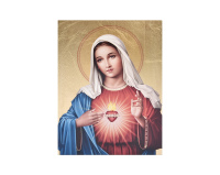 Ikona Złocona Serce Maryi