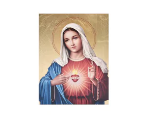 Ikona Złocona Serce Maryi