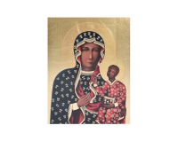 IIkona Złocona Czarna Madonna