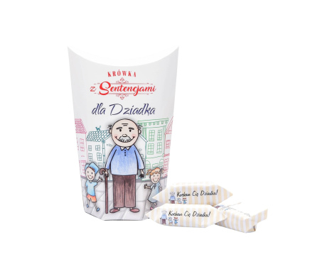 Krówki z Sentencjami Dla Dziadka 250 g