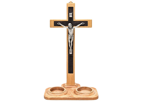 Zestaw Kolędowy Drewniany z Podstawą 25 cm