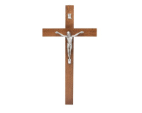 Krzyż Drewniany Duży 52 cm Brązowy