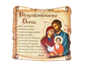 Błogosławieństwo Domu ze Świętą Rodziną na Sklejce