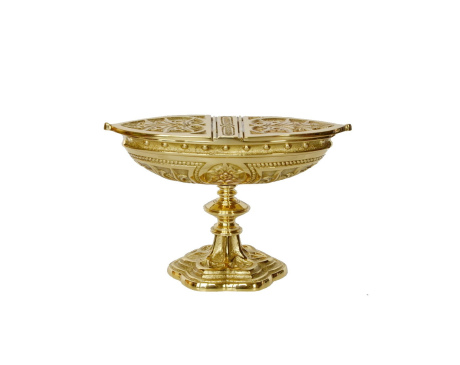 Łódka odlewana mosiądzowana