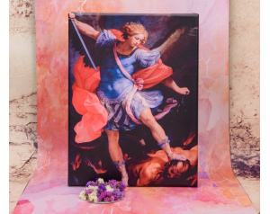Obraz na płótnie Michał Archanioł - wysokiej jakości wydruk UV na canvas 40x30 cm