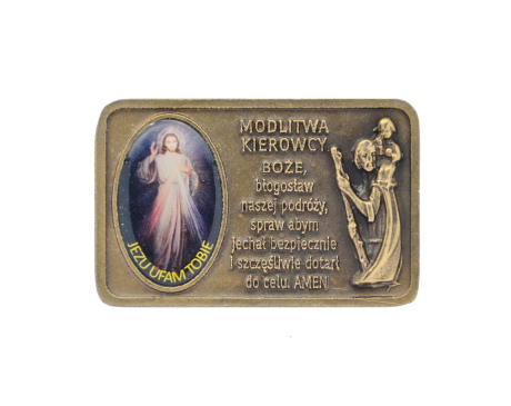 Modlitwa kierowców Jezus i św. Krzysztof do samochodu