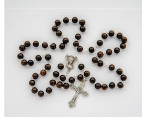 Różaniec z Drewna Hebanu