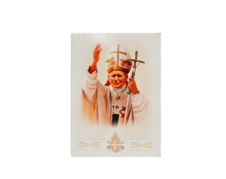 Obrazek z Litanią do Świętego Jana Pawła II