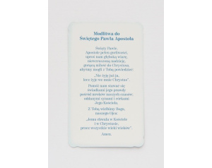 Obrazek do książeczki z brokatem, Św. Paweł