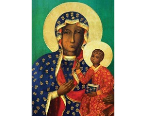 Obrazek Matka Boża Częstochowska obrazek 3D mały