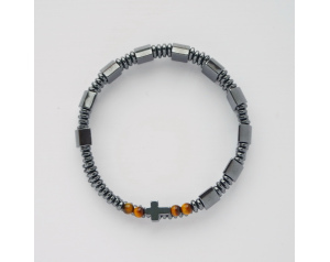 Bransoletka Różaniec 10 Hematyt Męska
