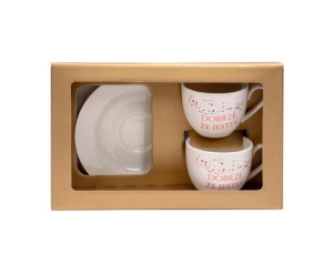 Zestaw Filiżanek do Espresso Dobrze, że Jesteś