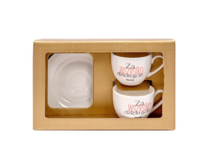 Filiżanki do espresso, Za wszystko dziękujcie, zestaw