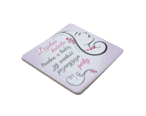 Podkładka Pod Kubek Korkowa Kobieta