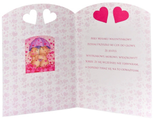 Kartka na Walentynki Serce