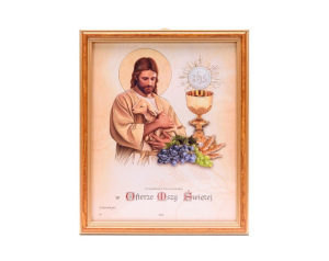 Obrazek do Pierwszej Komunii Świętej, JEZUS DOBRY PASTERZ