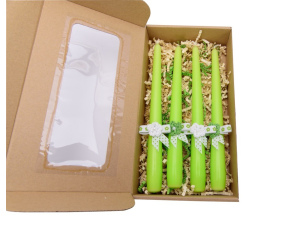 Świece Stołowe Ozdobne Wiosna, Zestaw