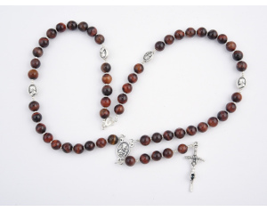 Różaniec Na Szyję z Kamieni Bawole Oko