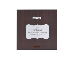 Obrazek Srebrny Anioł Nad Dzieckiem Pamiątka