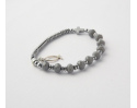 Różaniec Bransoletka Damska 10 Hematyt, Szara