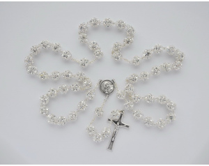 Różaniec z Kryształu Svarowskiego kryształ