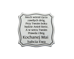 Ryngraf Srebrny Aniołek wzór 2