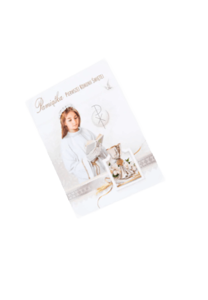 Karka komunijna na pamiątkę dla dziewczynki