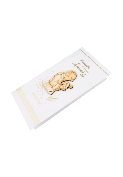 Kartka na Pamiątkę Pierwszej Komunii Świętej Chłopca