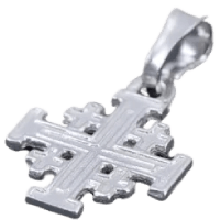 Srebrny krzyżyk Jerozolimski