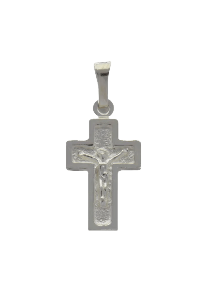 Krzyżyk srebrny próby 925